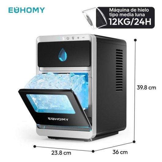 Machine a fabriquer de glace Euhomy 12 kg en 24h