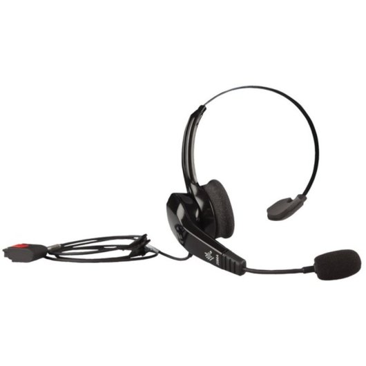 Auriculares Zebra HS3100 Bluetooth con cancelación de ruido del micrófono, negros