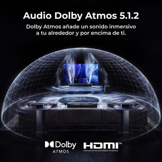 Barra de sonido Ultimea Poseidon M90 5.1.2 Bluetooth HDMI eARC Dolby Atmos