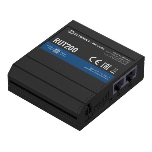 Router Teltonika RUT200-V2 4G LTE Cat 4 Wi-Fi 2,4 GHz DIN