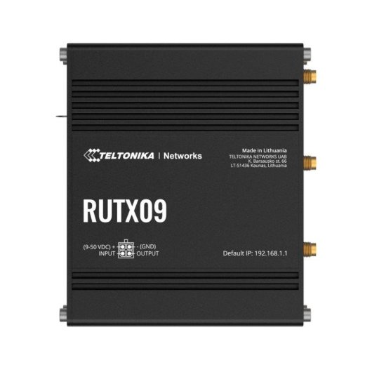 Routeur Teltonika RUTX09 4G LTE Cat 6 300 Mbit/s Dual SIM GPS