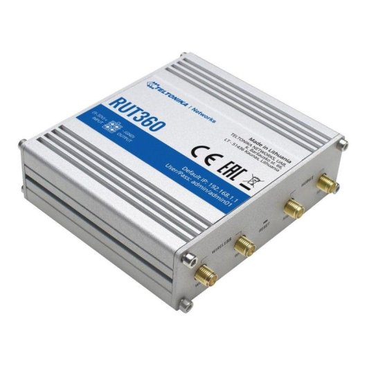 Routeur Teltonika RUT360 4G LTE Cat 6 WiFi 2,4 GHz 300 Mbps