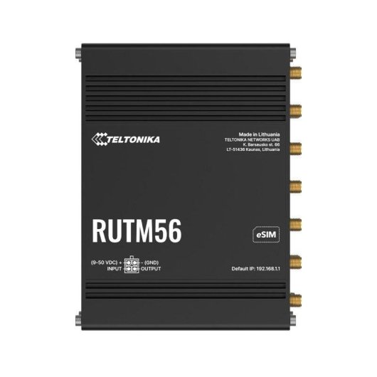 Router Teltonika RUTM56 5G WiFi 5 867 Mbps Dual SIM 5x GbE