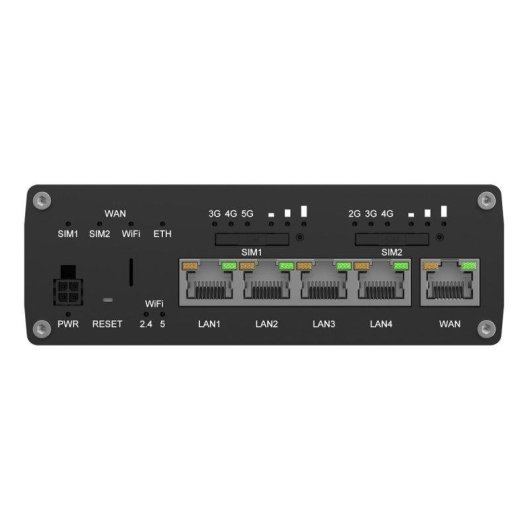 Router Teltonika RUTM56 5G WiFi 5 867 Mbps Dual SIM 5x GbE