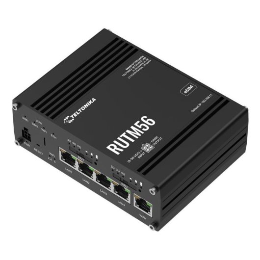 Router Teltonika RUTM56 5G WiFi 5 867 Mbps Dual SIM 5x GbE
