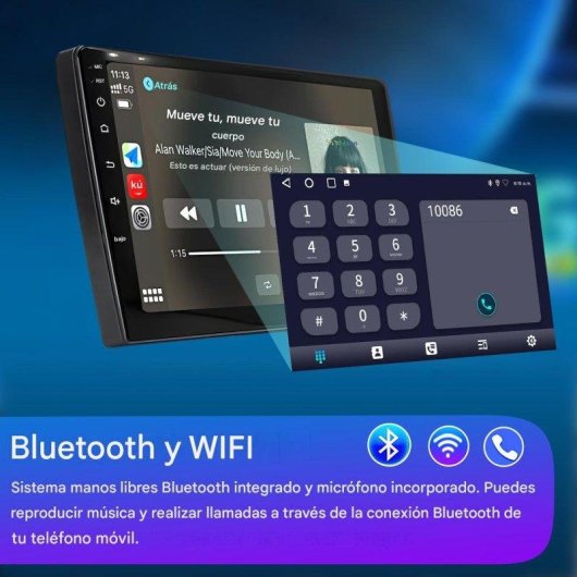 Multimedia JUNSUN Alfa Romeo Mito 9" Android 15 2GB+64GB CarPlay