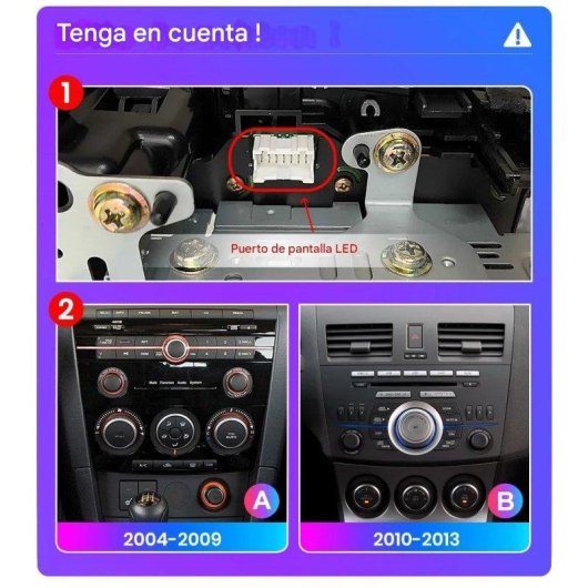 Autoradio JUNSUN Mazda 3 9 pouces Android 15 2+64 Go