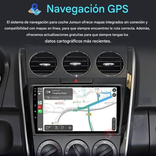 Autoradio JUNSUN Mazda CX-7 9 Zoll Android 15 2+64 GB CarPlay