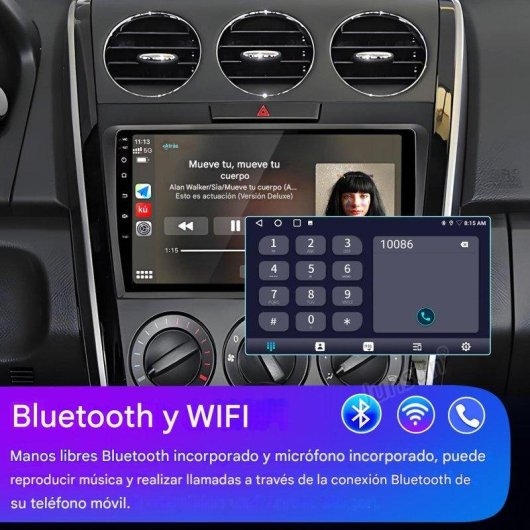Autoradio JUNSUN Mazda CX-7 9 Zoll Android 15 2+64 GB CarPlay