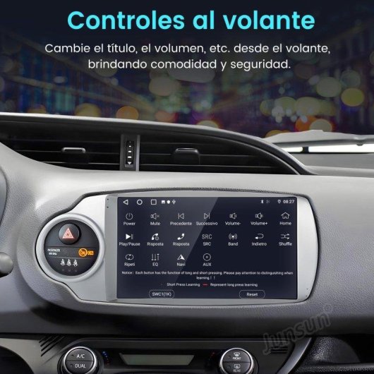 Autoradio JUNSUN Android 15 9 Zoll 2 GB + 64 GB GPS