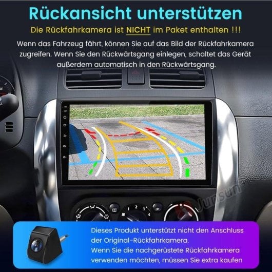 Multimedia Android 15 JUNSUN 9" Suzuki SX4 2+64 GB CarPlay Android Auto DAB+