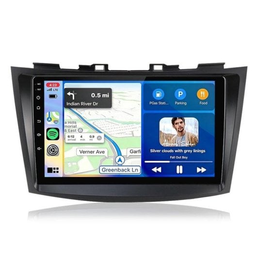 Multimedia JUNSUN Suzuki Swift 4 9" Android 15 2+64GB CarPlay DAB+ Wi-Fi