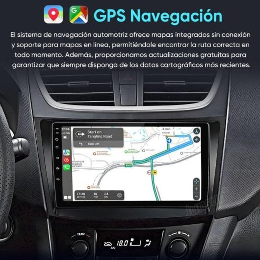 Multimedia JUNSUN Suzuki Swift 4 9" Android 15 2+64GB CarPlay DAB+ Wi-Fi
