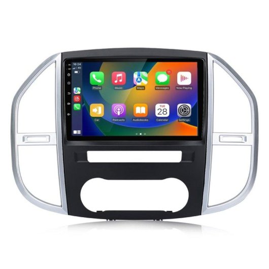 Autorradio JUNSUN Mercedes Benz Vito 3 Android 15 10" 2+64 GB DAB+ GPS