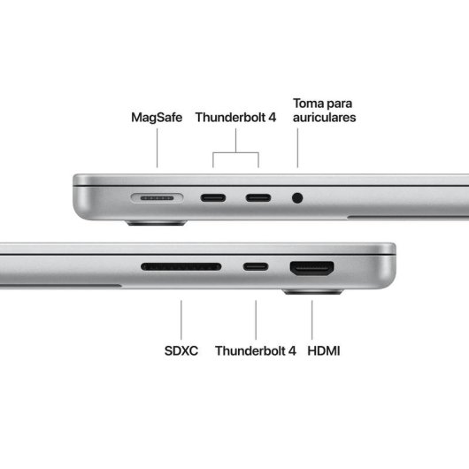Apple MacBook Pro 14" M6 32GB 1TB SSD Plata
