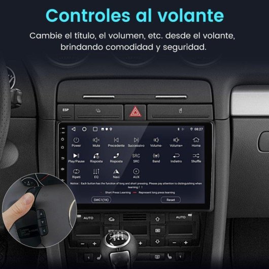 Autoradio JUNSUN Audi A4 B6/B7 Android 15 2+64 GB 9 Zoll