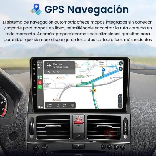 Autoradio JUNSUN 9'' Android15 Carplay SWC WIFI Dab+ GPS