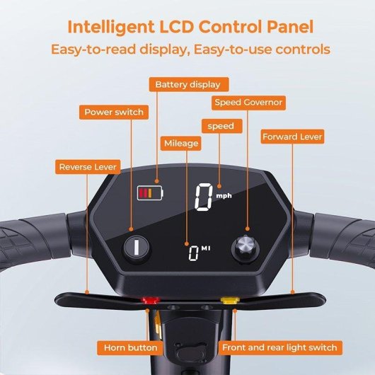 Scooter eléctrico HillMiles Ease 2 Pro Plegable 4 Ruedas 270 W 24 km 1 Batería