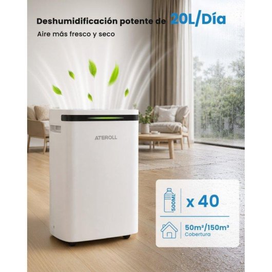 Deshumidificador Ateroll 200302017V 20 l/día 350 W 2,5 l