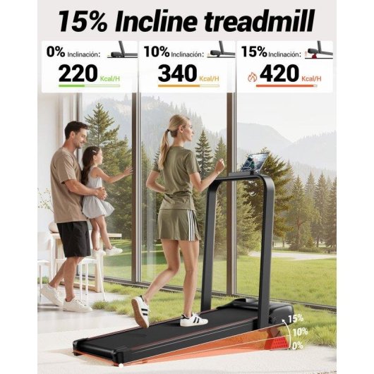 Caminadora Plegable Lontek U20f 10%/15% 10 km/h 160 kg Aplicación