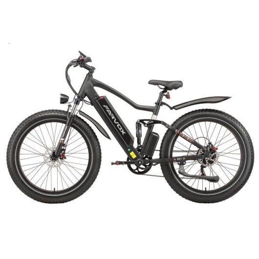 Bicicletta elettrica Farvox MX1 500W 48V 13Ah 26 pollici Bianco Arancione Grigio