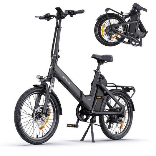 Bicicleta Eléctrica ENGWE O20 Boost Plegable 250 W 75 Nm 20" 141 km