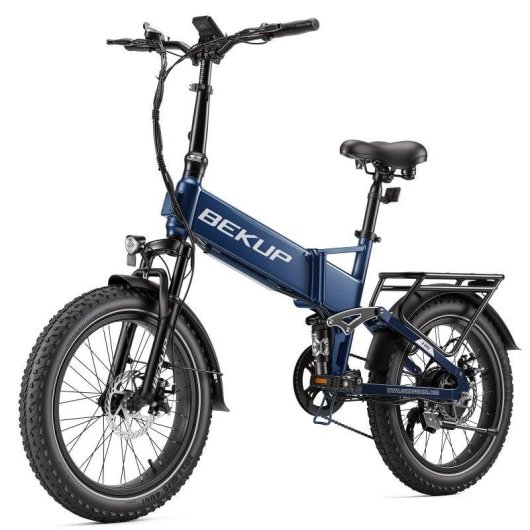 Bicicleta Eléctrica Plegable Bekup H5 48V 15Ah 250W Suspensión Completa 20"