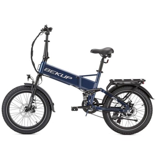 Bicicleta Eléctrica Plegable Bekup H5 48V 15Ah 250W Suspensión Completa 20"