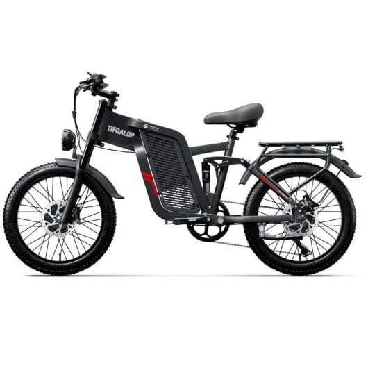 Bicicleta eléctrica Tifgalop F7 2000 W doble motor 20"