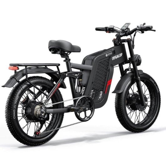 Bicicleta eléctrica Tifgalop F7 2000 W doble motor 20"