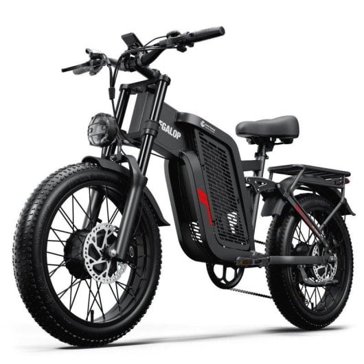 Bicicleta eléctrica Tifgalop F7 2000 W doble motor 20"