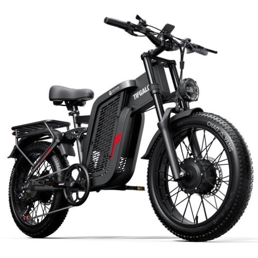 Bicicleta eléctrica Tifgalop F7 2000 W doble motor 20"