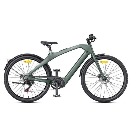 Bicicleta eléctrica ENGWE MapFour N1 Pro, cuadro de carbono, verde