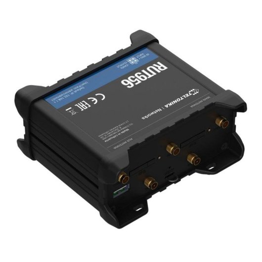 Router Teltonika RUT956 4G LTE Wi-Fi 4 150 Mb/s Dual SIM DIN
