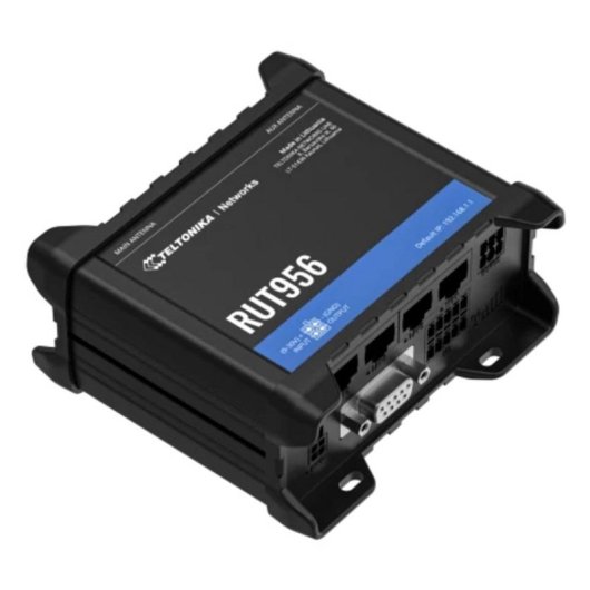 Router Teltonika RUT956 4G LTE Wi-Fi 4 150 Mb/s Dual SIM DIN