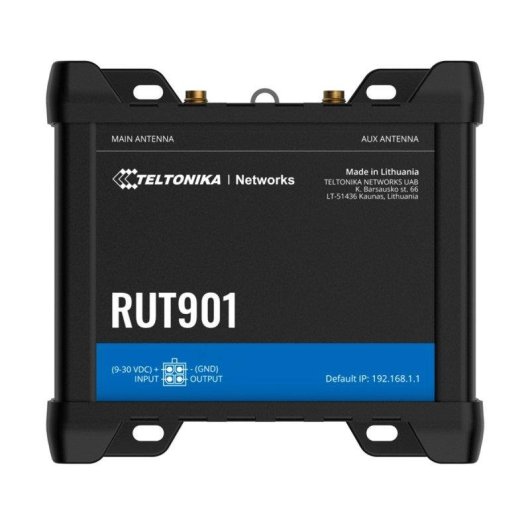 Routeur Teltonika RUT901 4G LTE Cat 6 300 Mb/s Dual SIM Wi-Fi