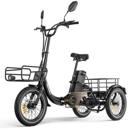 Bicicleta Elétrica Niloxer KA1 500W 48V 23Ah 16" Preta