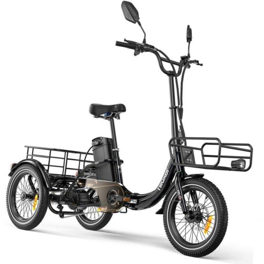 Bicicleta Elétrica Niloxer KA1 500W 48V 23Ah 16" Preta