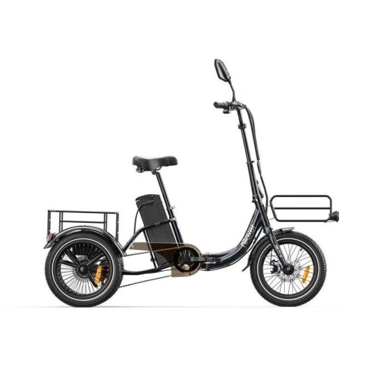 Bicicleta Elétrica Niloxer KA1 500W 48V 23Ah 16" Preta