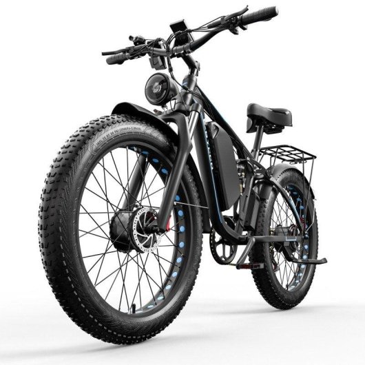 Bicicleta eléctrica E-Bycco EB7Pro 2000 W 48 V 23 Ah 26" negra