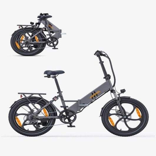 Bicicleta eléctrica plegable HillMilES Mile 2 250 W 36 V 13 Ah 20" gris