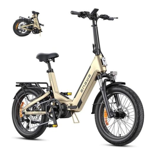 Bicicleta eléctrica ENGWE L20 3.0 Pro 250 W 100 Nm 48 V 15 Ah dorada