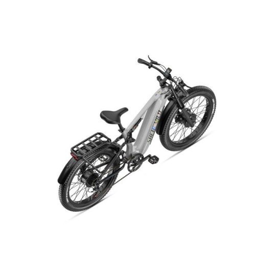 Bicicleta eléctrica Shengmilo S600 26" doble motor gris