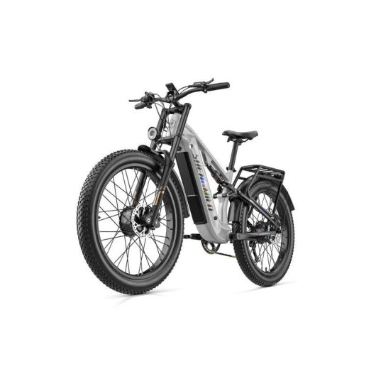 Bicicleta eléctrica Shengmilo S600 26" doble motor gris