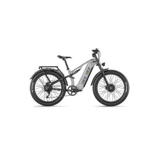 Bicicleta eléctrica Shengmilo S600 26" doble motor gris