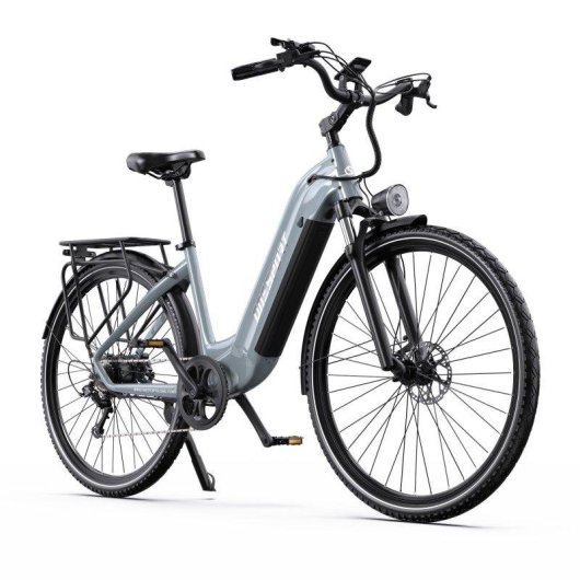 Bicicleta eléctrica OneSport OT05Max 250 W 36 V 22,5 Ah 700C gris