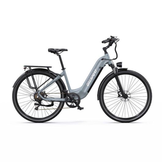 Bicicleta eléctrica OneSport OT05Max 250 W 36 V 22,5 Ah 700C gris