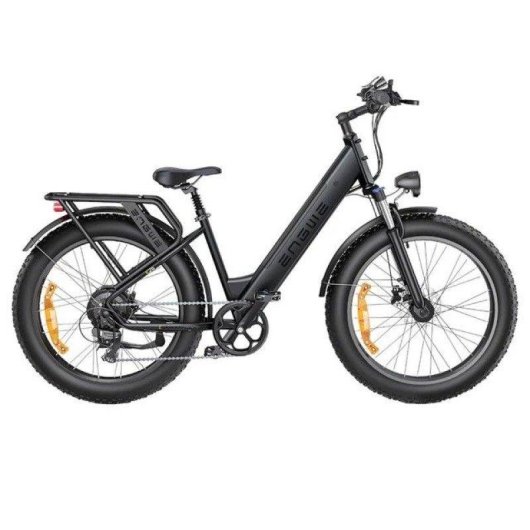 Bicicleta eléctrica ENGWE E26 ST 250 W 48 V 16 Ah 26" doble suspensión negra