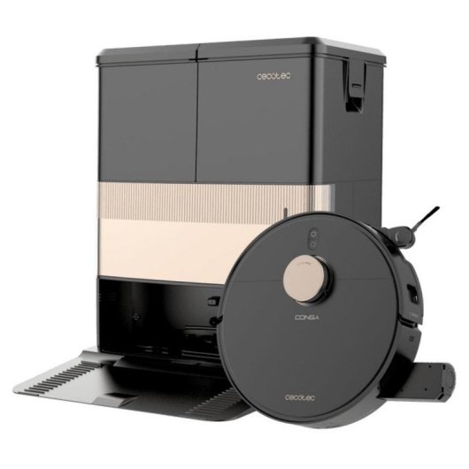 Robot aspirateur laveur Cecotec Conga R500 vidage automatique, laser 25.000 Pa