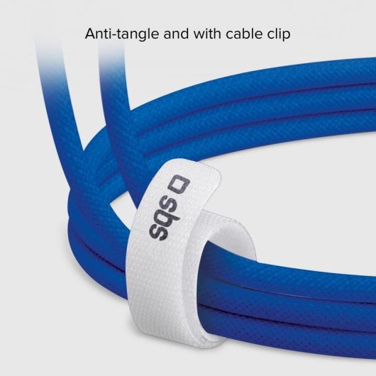 Cable USB-C SBS TECABLETISSUETCCB 1,5 m Bleu